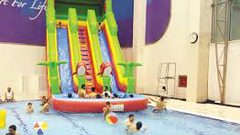 احتياطات النزول للمسبح