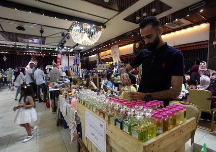 معرض "المرايا الفلسطينية" للحرف اليدوية التقليدية في غزة