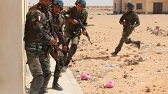 مقتل 11 مسلحاً في تبادل لإطلاق النار مع قوات الأمن شمال سيناء