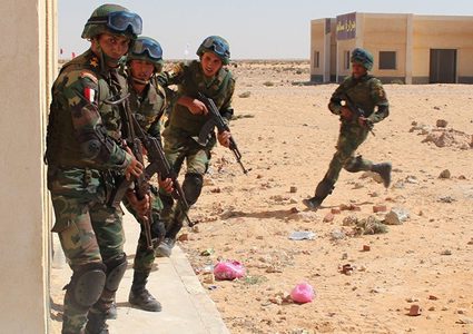 مقتل 11 مسلحاً في تبادل لإطلاق النار مع قوات الأمن شمال سيناء