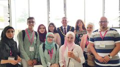 كلية الفنون في جامعة النجاح تشارك في نشاطات إبداعية في بريطانيا