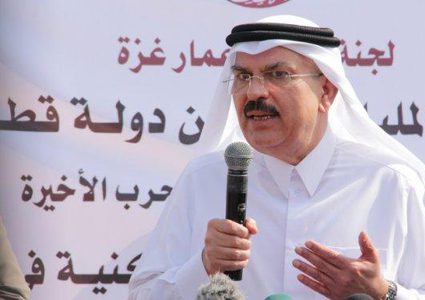 السفير القطري يصل إلى قطاع غزة الليلة عبر معبر بيت حانون