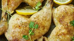 دجاج بالفرن بالليمون والسماق