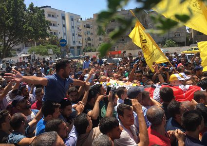 غزة تودع شهيد الغربة تامر السلطان