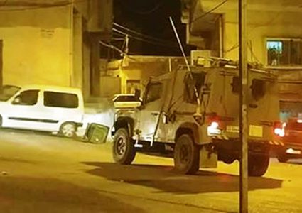 الاحتلال يزعم العثور على عبوة ناسفة مزروعة قرب نابلس