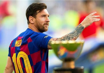 ميسي يرحب بأنسو فاتي ثاني أصغر لاعب في الليجا