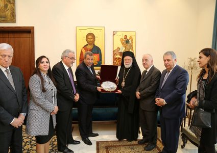 خوري يلتقي رئيس وأعضاء جمعية اللد الوطنية