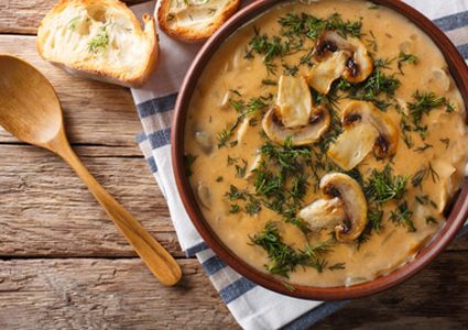 شوربة الفطر الصحيّة