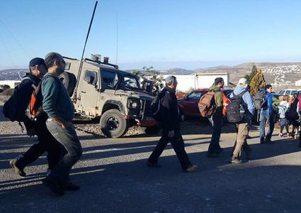 مستوطنون يقتحمون منطقة المسعودية الأثرية شمال نابلس