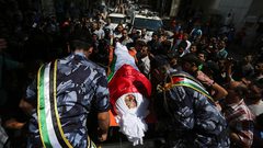 تشييع جثامين شهداء تفجيري أمس في قطاع غزة