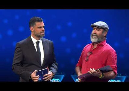 ايرك كانتونا يحصل على جائزة رئيس الاتحاد الاوروبي لكرة القدم