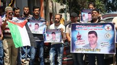 جنين: وقفة تضامنية مع الأسرى المضربين عن الطعام