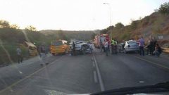 اصابة مواطن في حادث سير قرب عزون شرق قلقيلية