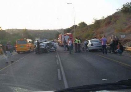 اصابة مواطن في حادث سير قرب عزون شرق قلقيلية