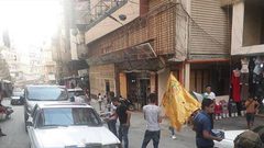 توزيع حلوى واطلاق نار في مخيم البداوي احتفالا بعملية"حزب الله"