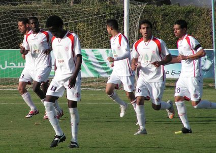 فريق غزة الرياضي يتقدم على شباب رفح بهدفين