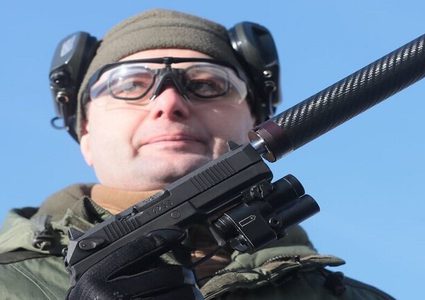 ابتكار  كاتم صوت للأسلحة الخفيفة