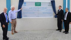 الأونروا تفتتح أكبر مستودع إمدادات للاجئين بقطاع غزة