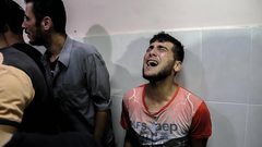 صور من وداع جثمان الشهيد الطفل خالد إياد الربعي (14 عامًا) الذي قضى برصاص الاحتلال شرق مدينة غزة.