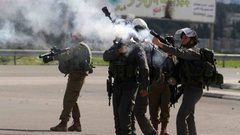 اصابات بالاختناق خلال مواجهات في سبسطية