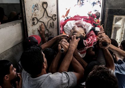 غزة: تشييع جثماني الشهيدين الربعي والأشقر