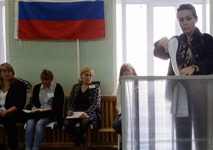 الروس يتوجهون الى صناديق الاقتراع