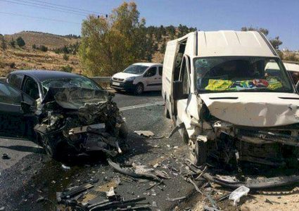 خلال الأسبوع الماضي: مصرع 4 اشخاص وإصابة 234 في 282 حادث سير