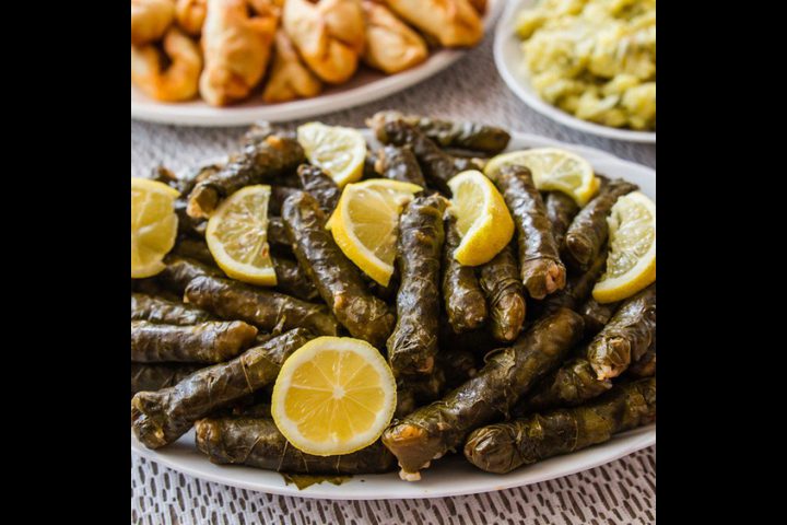 ورق عنب بالزيت