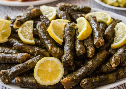ورق عنب بالزيت