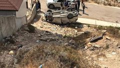 مصرع مواطن بحادث تصادم مركبتين في رام الله