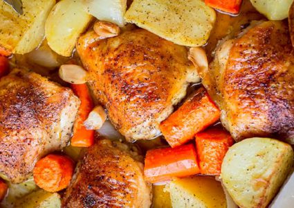 دجاج مقرمش وشهيّ