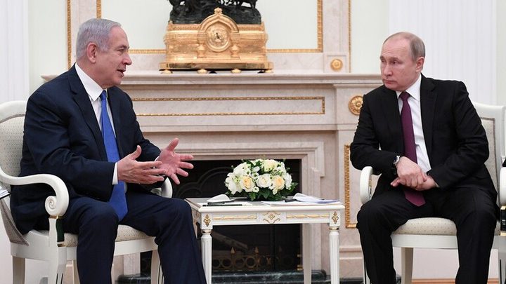 نتنياهو يعتزم مناقشة الوضع في سوريا مع بوتين