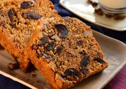 طريقة عمل كيكة التمر والتفاح الصحية