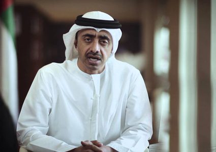 آل نهيان: قضية فلسطين مركزية لكافة العرب والمسلمين