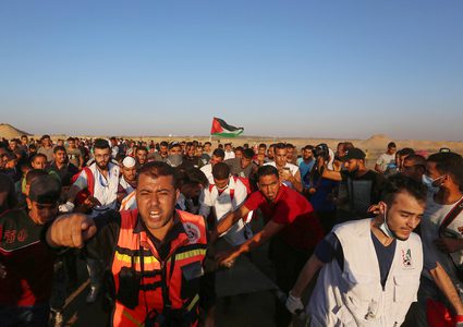 اصابات بالرصاص الحي و الاختناق خلال قمع الاحتلال لمسيرات العودة