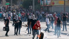 إصابات خلال قمع الاحتلال لمسيرة في كفر مالك شرق رام الله