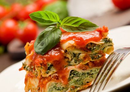 طريقة عمل لازانيا السبانخ