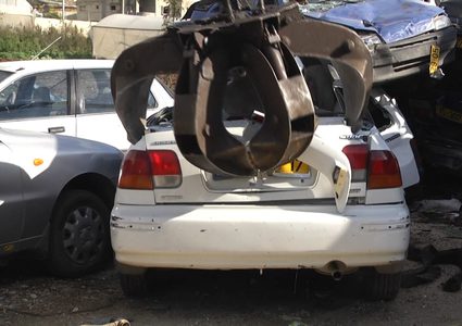 الشرطة تتلف 63 مركبة غير قانونية وتوقف 5 مطلوبين جنوب نابلس