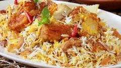 أرز البرياني مع سمك الفيليه