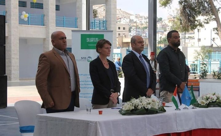 افتتاح مدرسة ذكور جنين الابتدائية