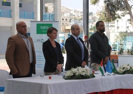 افتتاح مدرسة ذكور جنين الابتدائية