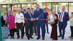 الإسلامي الفلسطيني يدعم مدرسة الجنان الاساسية المختلطة