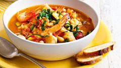 شوربة المأكولات البحرية