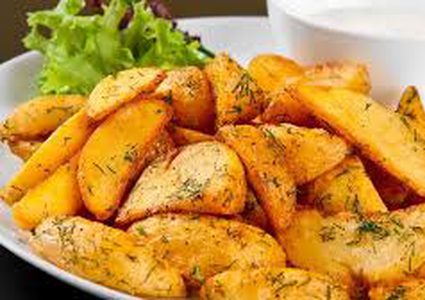 بطاطس ودجز مشوية