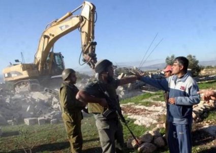 الاحتلال يهدم منشآت زراعية شرق طوباس