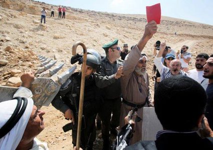 بدء الاعتصام المفتوح في منطقة المنطار رفضاً لإقامة بؤرة استيطانية