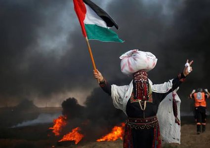 اصابات خلال مهاجمة الاحتلال لمسيرات العودة شرق غزة