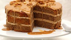 كيكة القهوة والجوز