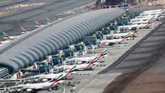 نشاط مشتبه لطائرات مسيرة قرب مطار دبي