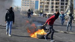 إصابات خلال مواجهات مع الاحتلال على المدخل الشمالي للبيرة